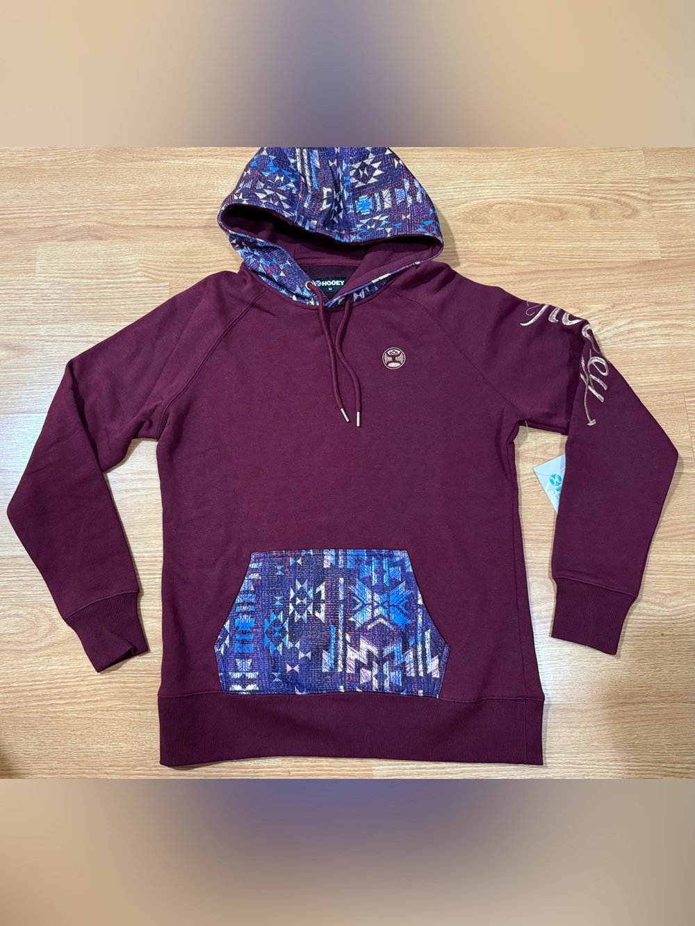 HOOEY “Veracruz” Women’s M Maroon Hoody - NWT